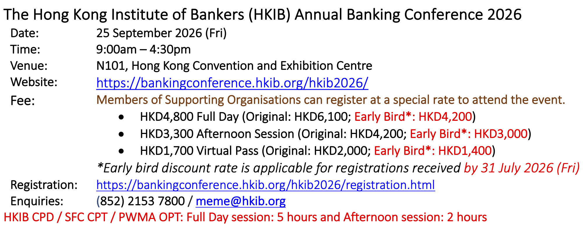 HKIB Annual Banking Conference 2026
